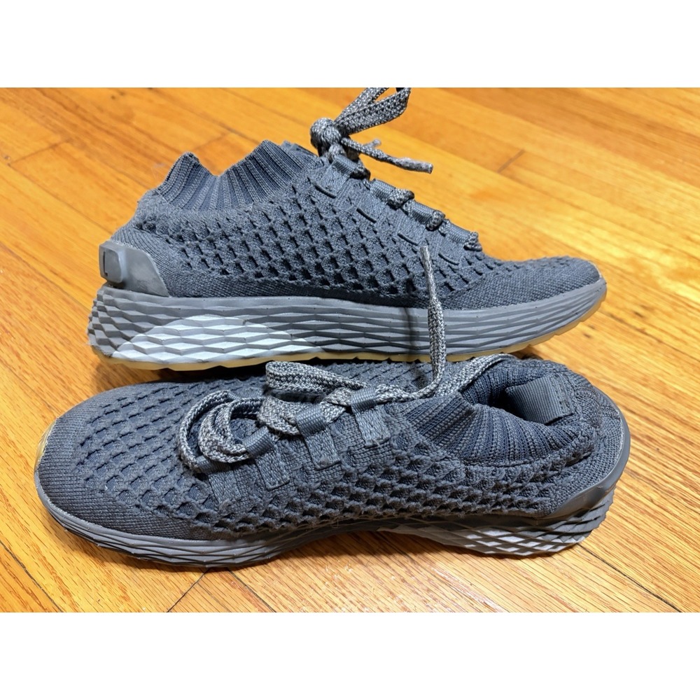 NOBULL Diamond Knit Runner Grey Athletic Shoes Men 6 Women 7.5